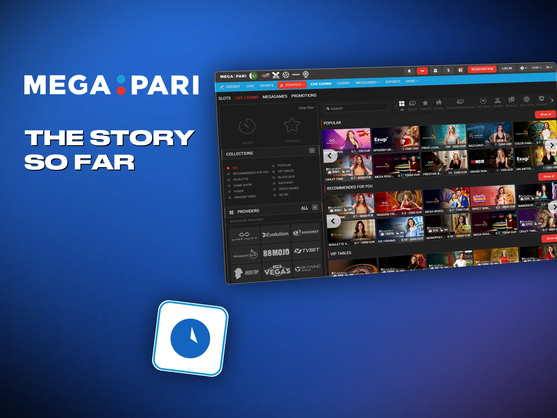Megapari has taken bets since 7 August 2019 under an Anjouan licence