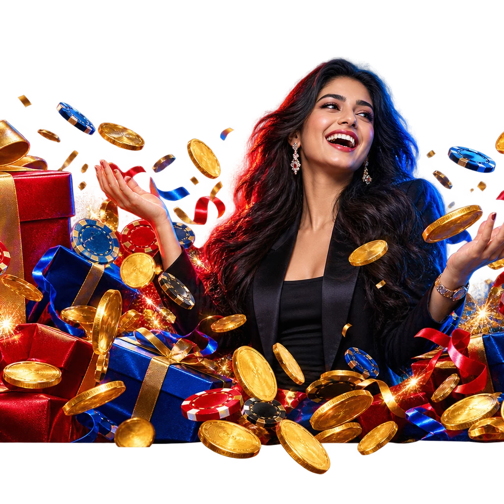 The Megapari bonus page, with the promotions currently running