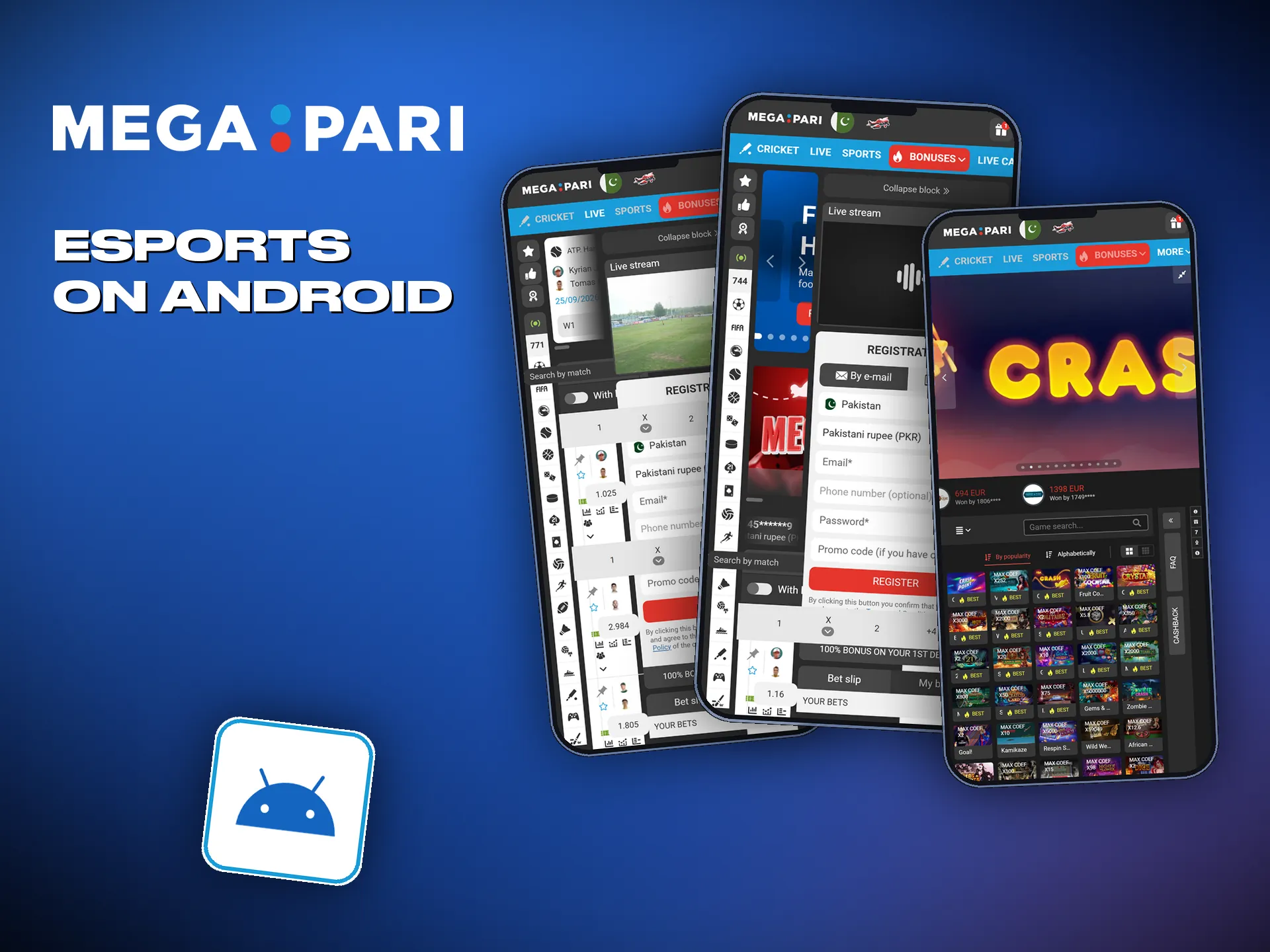 Download the APK from the official site and install it