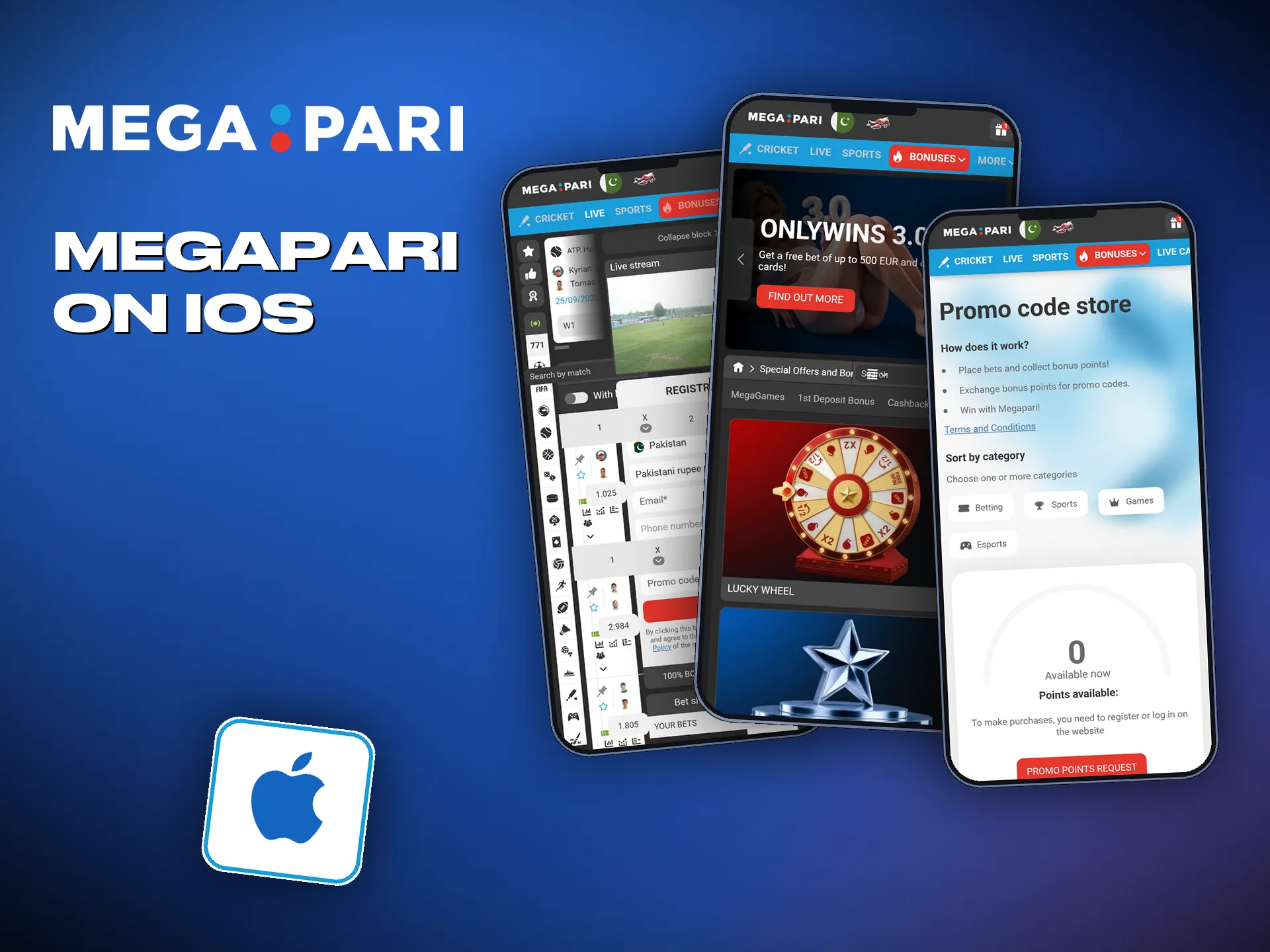 Add to home screen puts Megapari one tap away on iOS