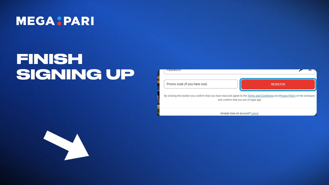 After sign-up the code works on the first deposit
